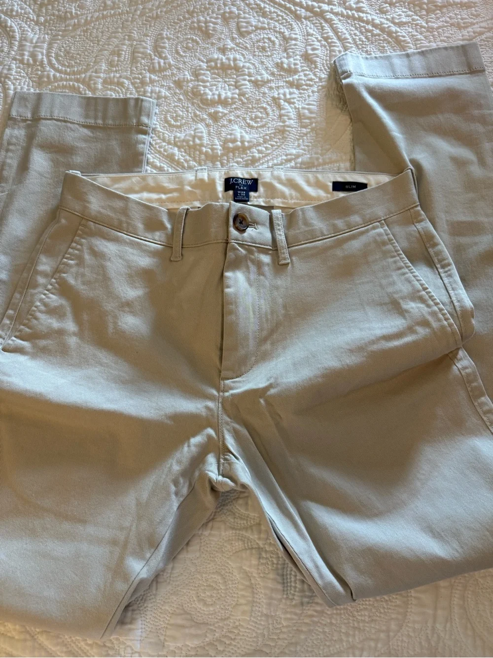 J. Crew Men's Chino Pants - Light Khaki